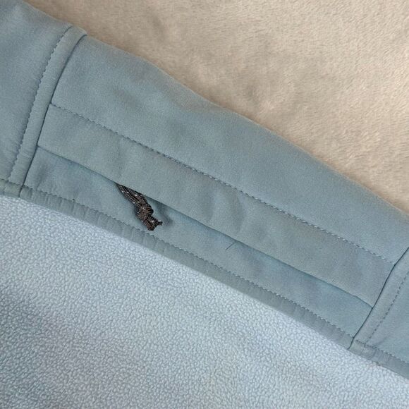 North Face Jacket Womens Large Blue Fleece Quarter Zip Pockets Outdoors Winter* - Picture 10 of 16